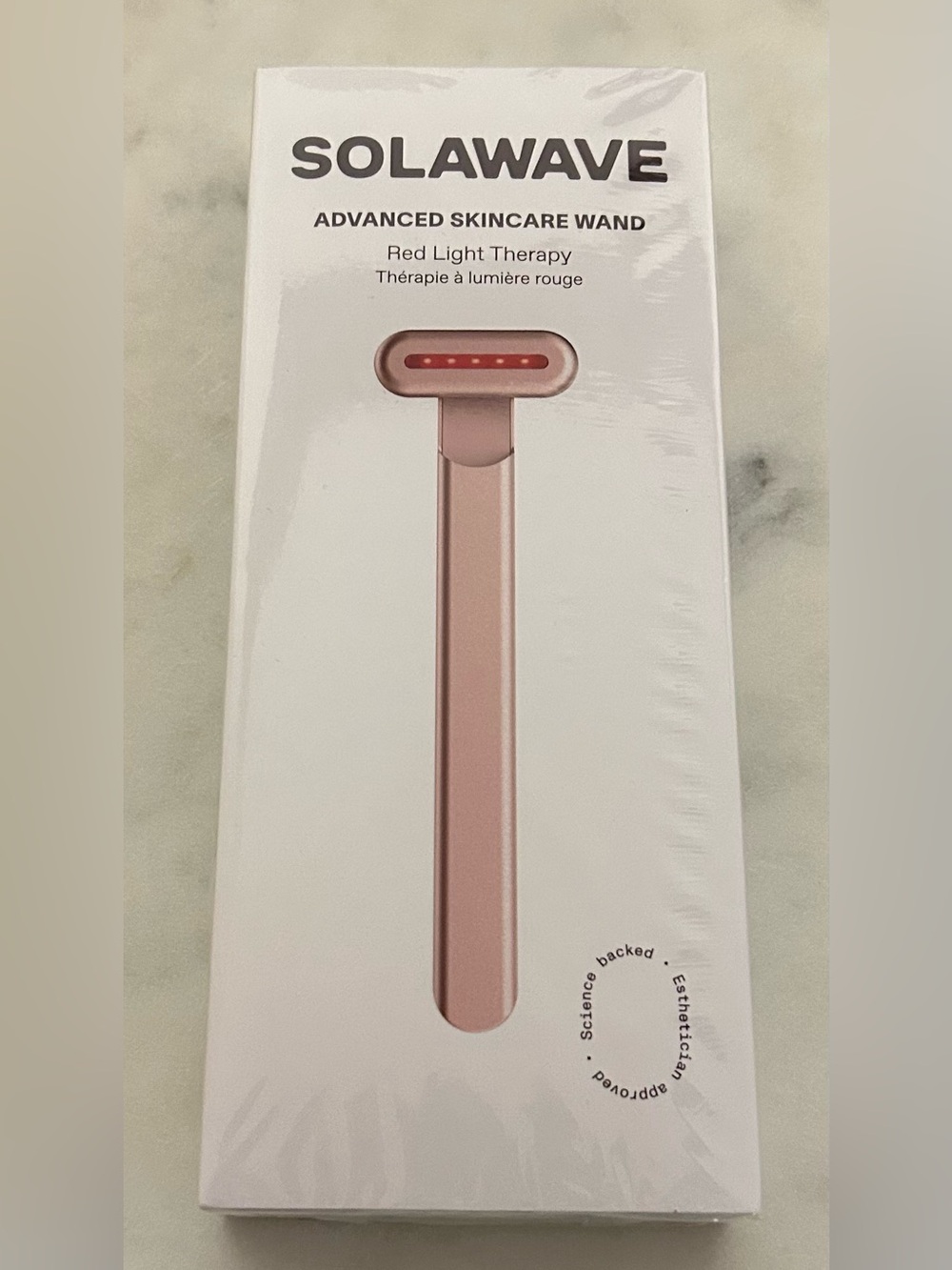 SOLAWAVE Pink Advanced Skincare Wand - Red Light Therapy